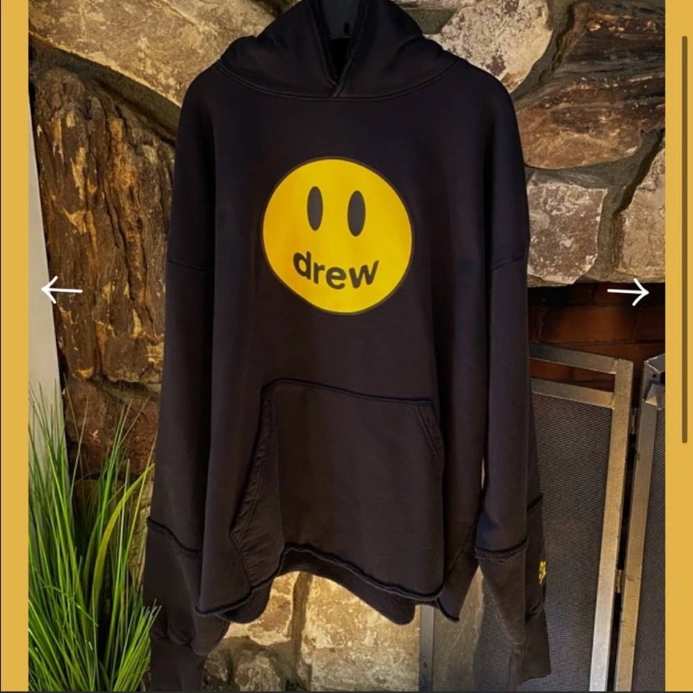 Drew House deconstructed mascot hoodie - black size M